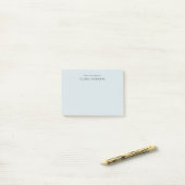 Van het bureau van gepersonaliseerde naamnotities post-it® notes (Op bureau)
