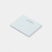 Van het bureau van gepersonaliseerde naamnotities post-it® notes (Schuin)