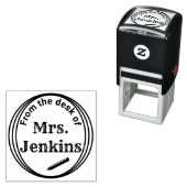 "Van het bureau van" Gepersonaliseerde Zelfinkt St Zelfinktende Stempel (In situ)