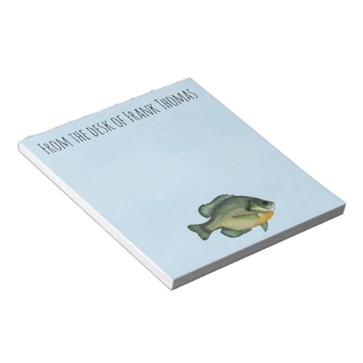 Van het bureau van Gevist gepersonaliseerde Notitieblok (Schuin)