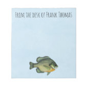 Van het bureau van Gevist gepersonaliseerde Notitieblok (Voorkant)