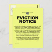 Van het bureau van God Briefkaart (Voorkant / Achterkant)