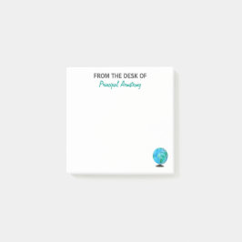 Van het bureau van het belangrijkste persoonlijke  post-it® notes