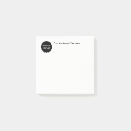 Van het bureau van het ontwerp van de Logo Post-it® Notes (Voorkant)