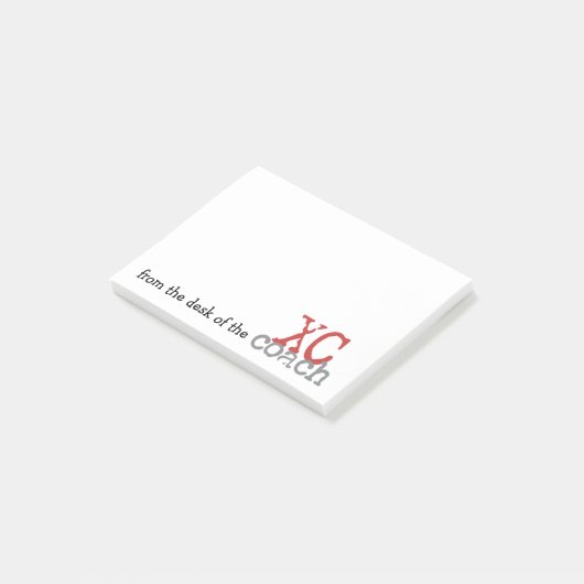 Van het bureau van het XC-touringcarland Post-it® Notes (Schuin)
