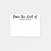 Van het bureau van Jouw naam gepersonaliseerd Post-it® Notes (Voorkant)