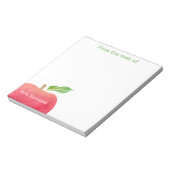 Van het bureau van leraar Red Apple, speciaal gepe Notitieblok (Linkerzijde)