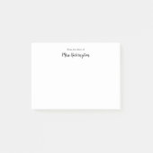 Van het bureau van leraar typemachine script naam post-it® notes (Voorkant)