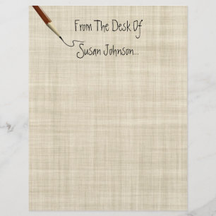 Van het bureau van... Letterhead Stationery