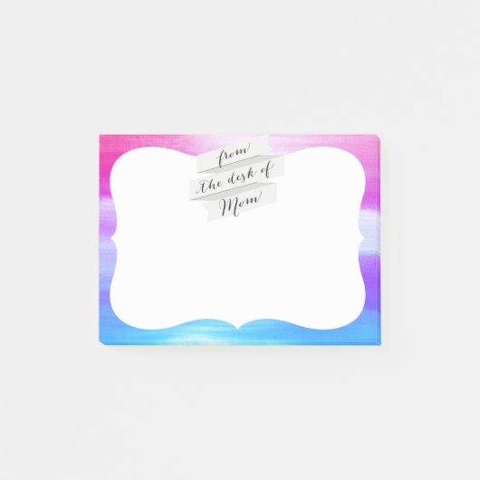 van het bureau van mam post-it® notes (Voorkant)