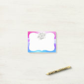 van het bureau van mam post-it® notes (Op bureau)