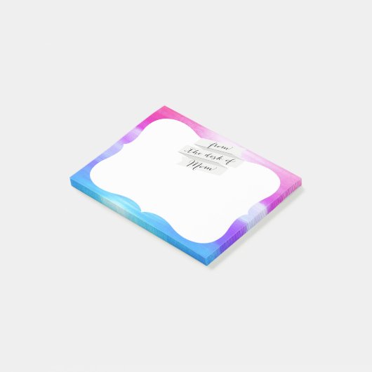 van het bureau van mam post-it® notes (Schuin)