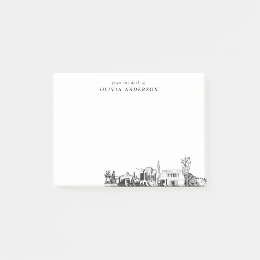 Van het bureau van Mesa Skyline gepersonaliseerd Post-it® Notes (Voorkant)