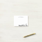 Van het bureau van Mesa Skyline gepersonaliseerd Post-it® Notes (Op bureau)