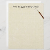 Van het bureau van... met een potloostermachine (Voorkant / Achterkant)