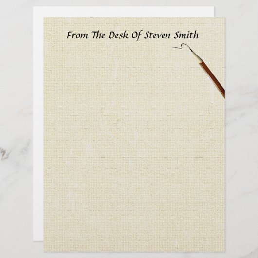 Van het bureau van... met een potloostermachine (Voorkant / Achterkant)