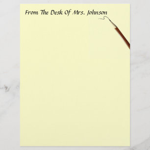 Van het bureau van? met potlooistuur