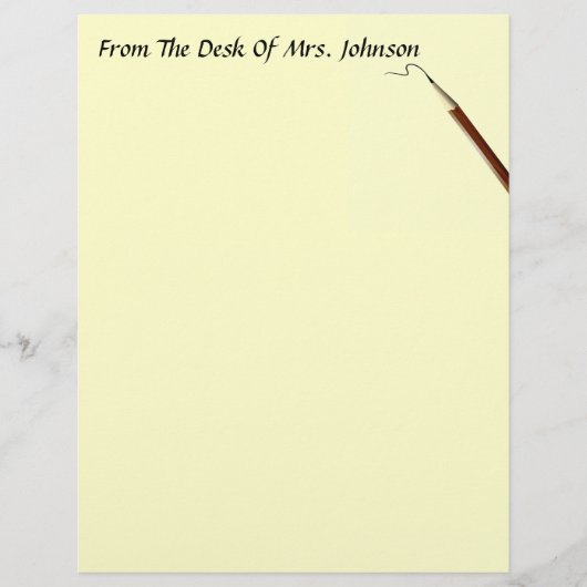 Van het bureau van? met potlooistuur (Voorkant)