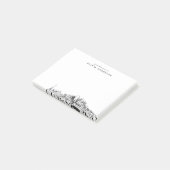 Van het bureau van Nashville Skyline gepersonalise Post-it® Notes (Schuin)