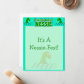 Van het bureau van Nessie! Notitiekaartje (Voorkant / Achterkant in situ)