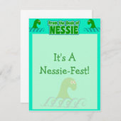 Van het bureau van Nessie! Notitiekaartje (Voorkant / Achterkant)