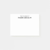 Van het bureau van Nurse's Name Sjabloon Post-it® Notes (Voorkant)