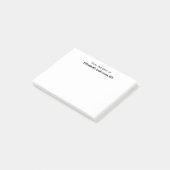 Van het bureau van Nurse's Name Sjabloon Post-it® Notes (Schuin)