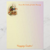Van het bureau van PaasBunny Letterhead (Voorkant)