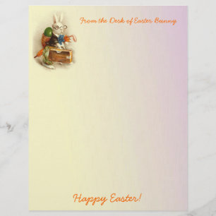 Van het bureau van PaasBunny Letterhead