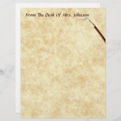 Van het bureau van? Parkettingwerk (Voorkant / Achterkant)