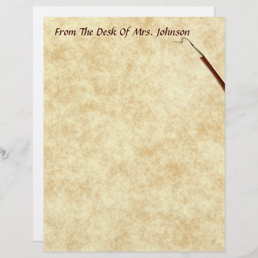 Van het bureau van? Parkettingwerk (Voorkant / Achterkant)