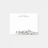 Van het bureau van Pasadena Skyline gepersonalisee Post-it® Notes (Voorkant)