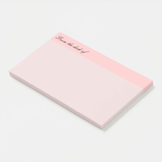 Van het bureau van Pink Post-it® Notes (Schuin)