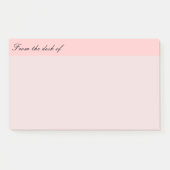 Van het bureau van Pink Post-it® Notes (Voorkant)