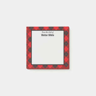 Van het bureau van Red Pset Flannel Post-it Notiti Post-it® Notes