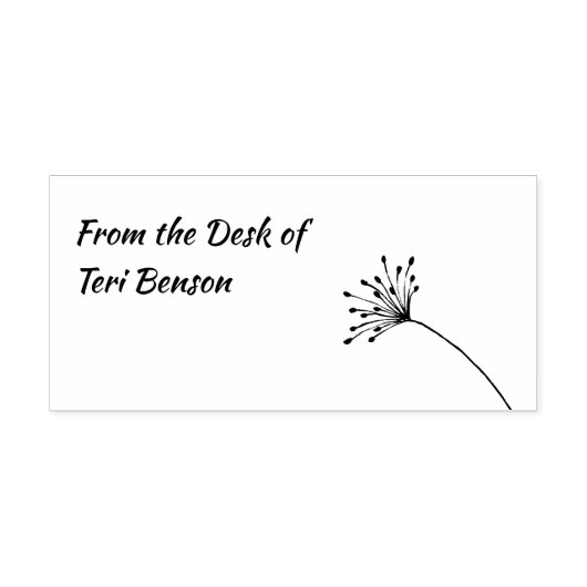 Van het Bureau van Rubber Stamp - Boho Weed Rubberstempel (Afrduk)