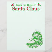 Van het bureau van Santa Claus Letterhead (Voorkant)