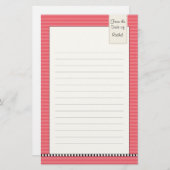 Van het bureau van... schrijfbehoeften briefpapier (Voorkant / Achterkant)