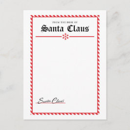 Van het bureau van Sinterklaas Briefkaart