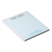 Van het Bureaublad van Naam Notitieblok met Logo L (Schuin)