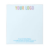 Van het Bureaublad van Naam Notitieblok met Logo L (Voorkant)