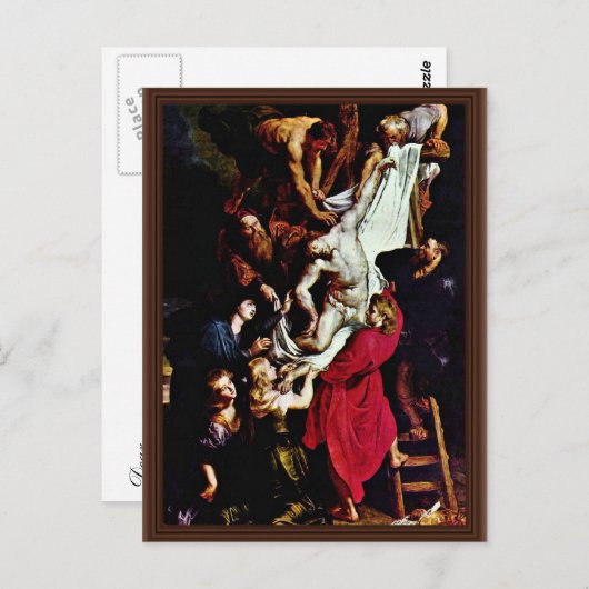 Van het Centrale Comité van de dwars-Triptych: Kru Briefkaart (Voorkant / Achterkant)