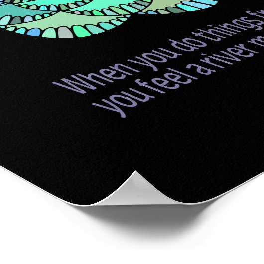 Van het citaat van Soul Rumi Poster (Hoek)