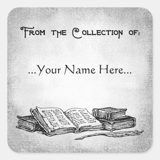 Van het Collectie van het Etiket van de Quill Edit (Voorkant)