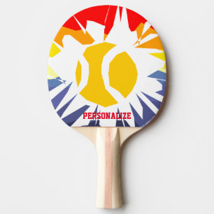 Van het de balgat van de douane de pingpongpeddel tafeltennisbatje