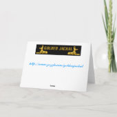 Van het de bijenseizoen van de honing van de de feestdagen kaart (Achterkant)