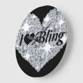 Van het de diamanthart "I van Sparkly de minnaar Grote Klok (Hoek)