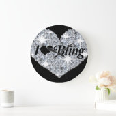 Van het de diamanthart "I van Sparkly de minnaar Grote Klok (Huis)