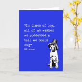 Van het de hondcitaat van de wijzer de kaartWH Kaart (Gele Bloem)