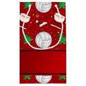 Van het de naam rood volleyball van de douane klein cadeauzakje (Achterkant)